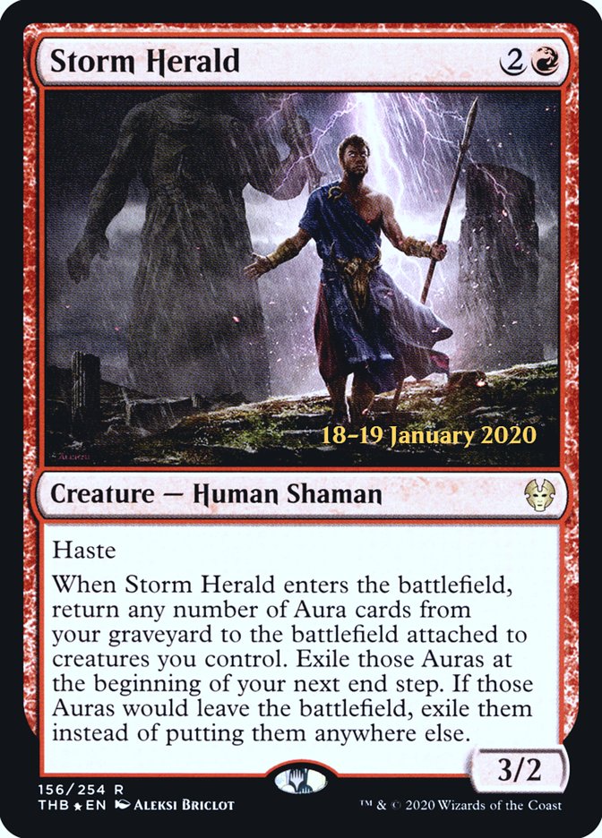 Storm Herald [Theros Beyond Death Prerelease Promos] | Good Games Morley
