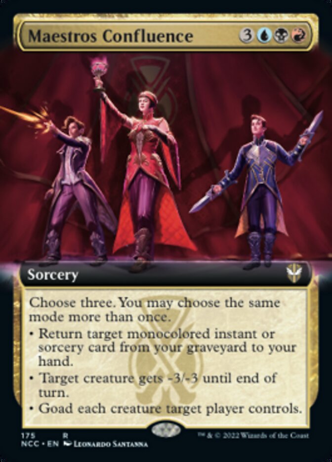 Maestros Confluence (Extended Art) [Streets of New Capenna Commander] | Good Games Morley