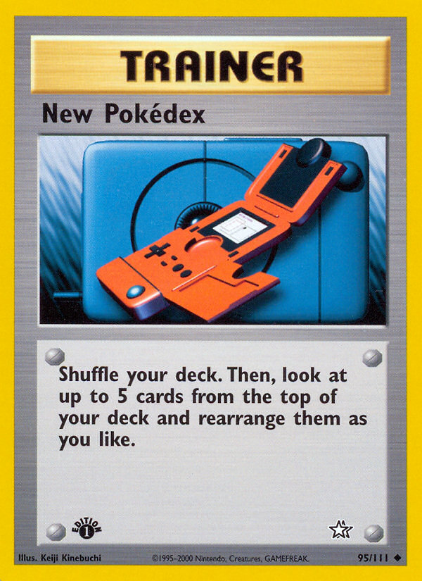 New Pokedex (95/111) [Neo Genesis 1st Edition] | Good Games Morley