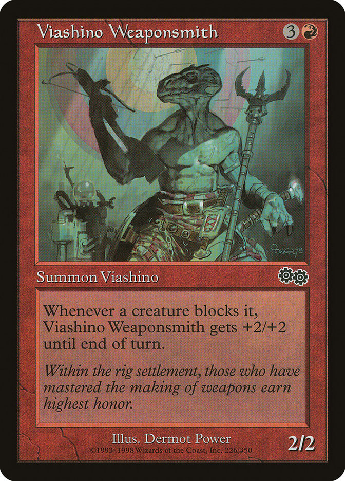 Viashino Weaponsmith [Urza's Saga] | Good Games Morley