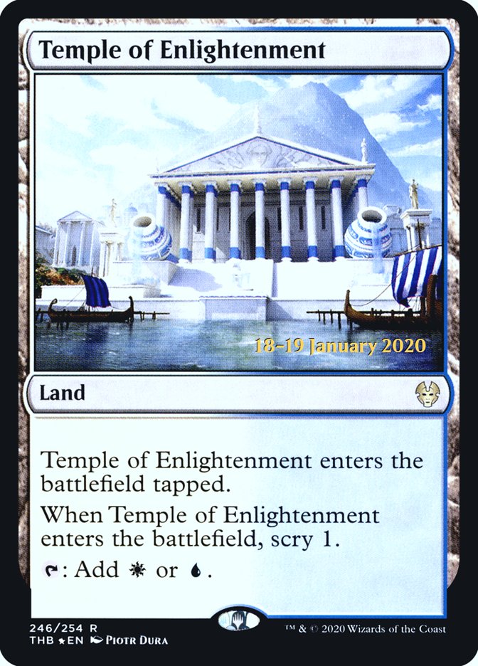 Temple of Enlightenment [Theros Beyond Death Prerelease Promos] | Good Games Morley