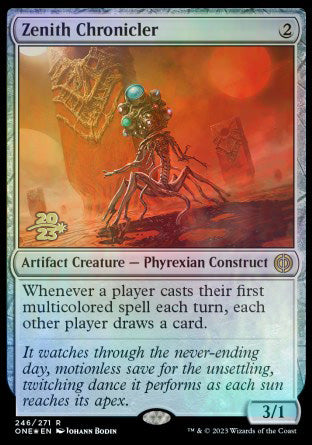 Zenith Chronicler [Phyrexia: All Will Be One Prerelease Promos] | Good Games Morley