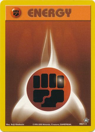 Fighting Energy (106/111) [Neo Genesis Unlimited] | Good Games Morley