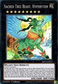Sacred Tree Beast, Hyperyton [BLVO-EN047] Super Rare | Good Games Morley