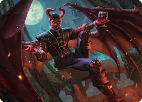 Raphael, Fiendish Savior Art Card (40) [Commander Legends: Battle for Baldur's Gate Art Series] | Good Games Morley