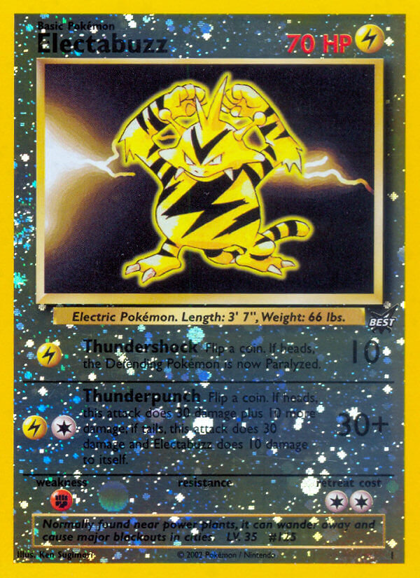 Electabuzz (1) [Best of Promos] | Good Games Morley