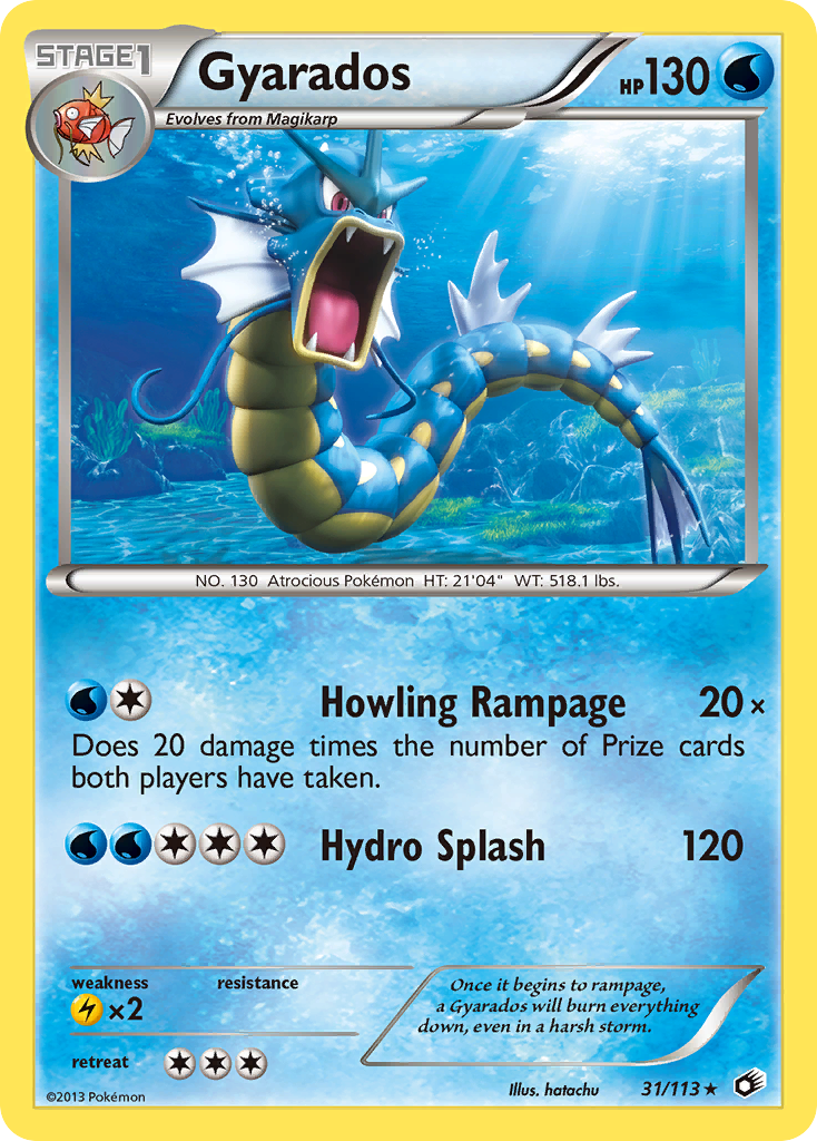 Gyarados (31/113) [Black & White: Legendary Treasures] | Good Games Morley