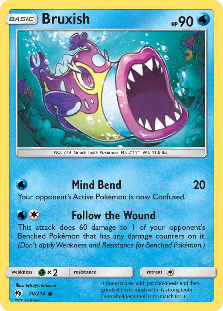 Bruxish (70/214) [Sun & Moon: Lost Thunder] | Good Games Morley