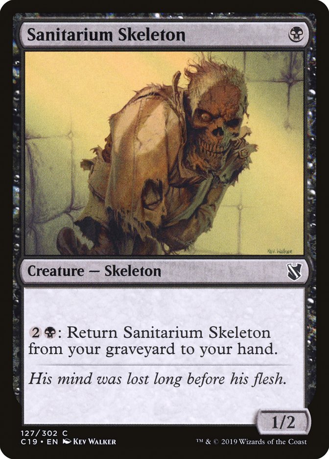 Sanitarium Skeleton [Commander 2019] | Good Games Morley