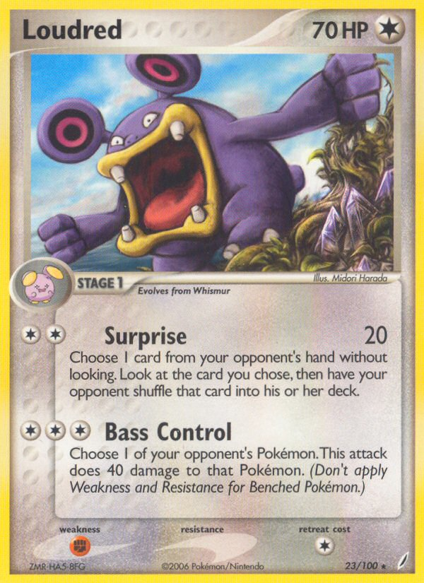 Loudred (23/100) [EX: Crystal Guardians] | Good Games Morley