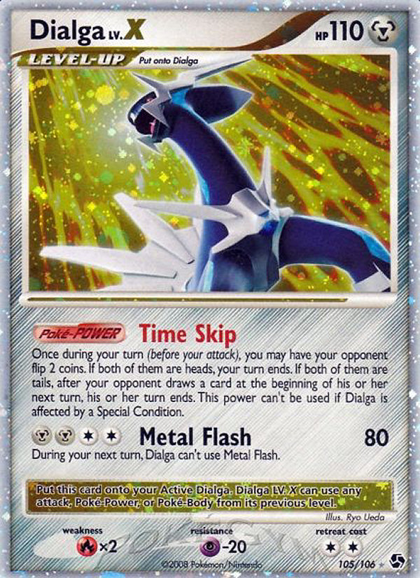 Dialga LV.X (105/106) [Diamond & Pearl: Great Encounters] | Good Games Morley