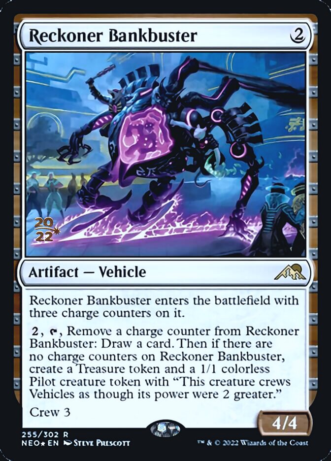 Reckoner Bankbuster [Kamigawa: Neon Dynasty Prerelease Promos] | Good Games Morley