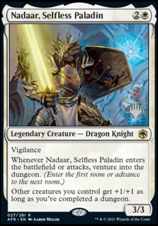 Nadaar, Selfless Paladin (Promo Pack) [Dungeons & Dragons: Adventures in the Forgotten Realms Promos] | Good Games Morley