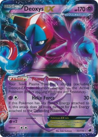 Deoxys EX (53/116) (Jumbo Card) [Black & White: Plasma Freeze] | Good Games Morley