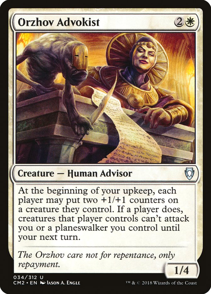 Orzhov Advokist [Commander Anthology Volume II] | Good Games Morley