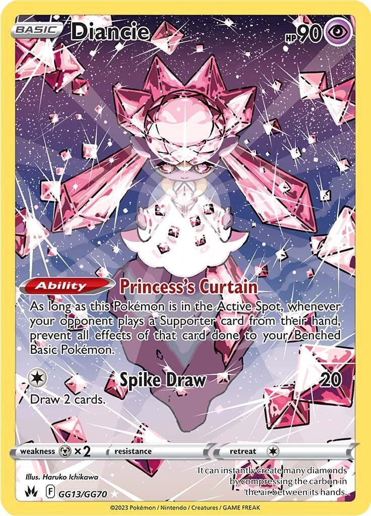 Diancie (GG13/GG70) [Sword & Shield: Crown Zenith] | Good Games Morley