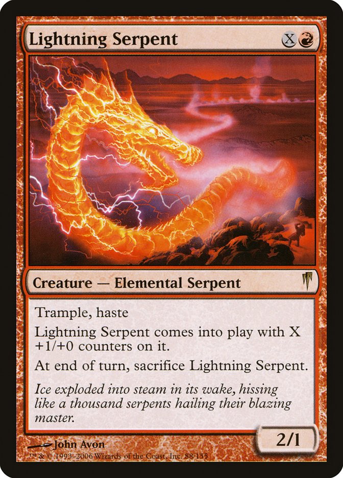 Lightning Serpent [Coldsnap] | Good Games Morley
