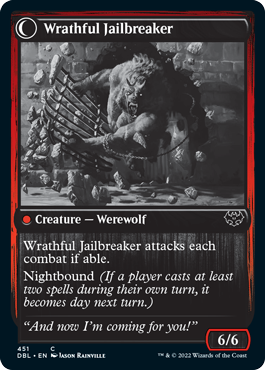 Weary Prisoner // Wrathful Jailbreaker [Innistrad: Double Feature] | Good Games Morley