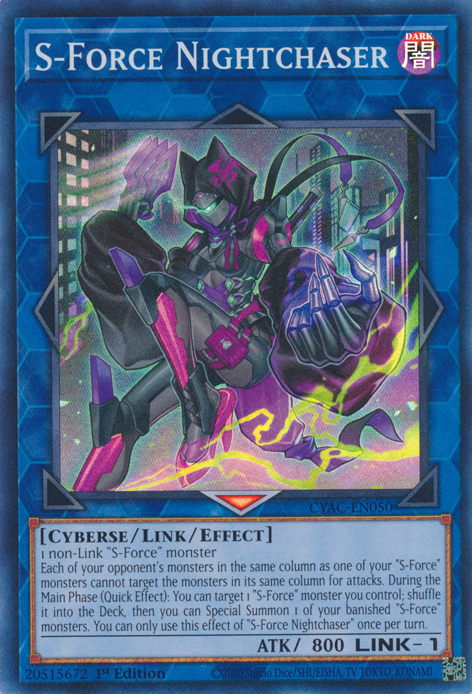S-Force Nightchaser [CYAC-EN050] Super Rare | Good Games Morley