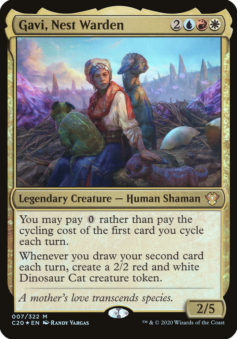 Gavi, Nest Warden (Oversized) [Commander 2020 Oversized] | Good Games Morley