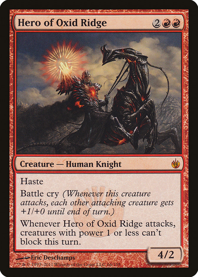 Hero of Oxid Ridge [Mirrodin Besieged] | Good Games Morley