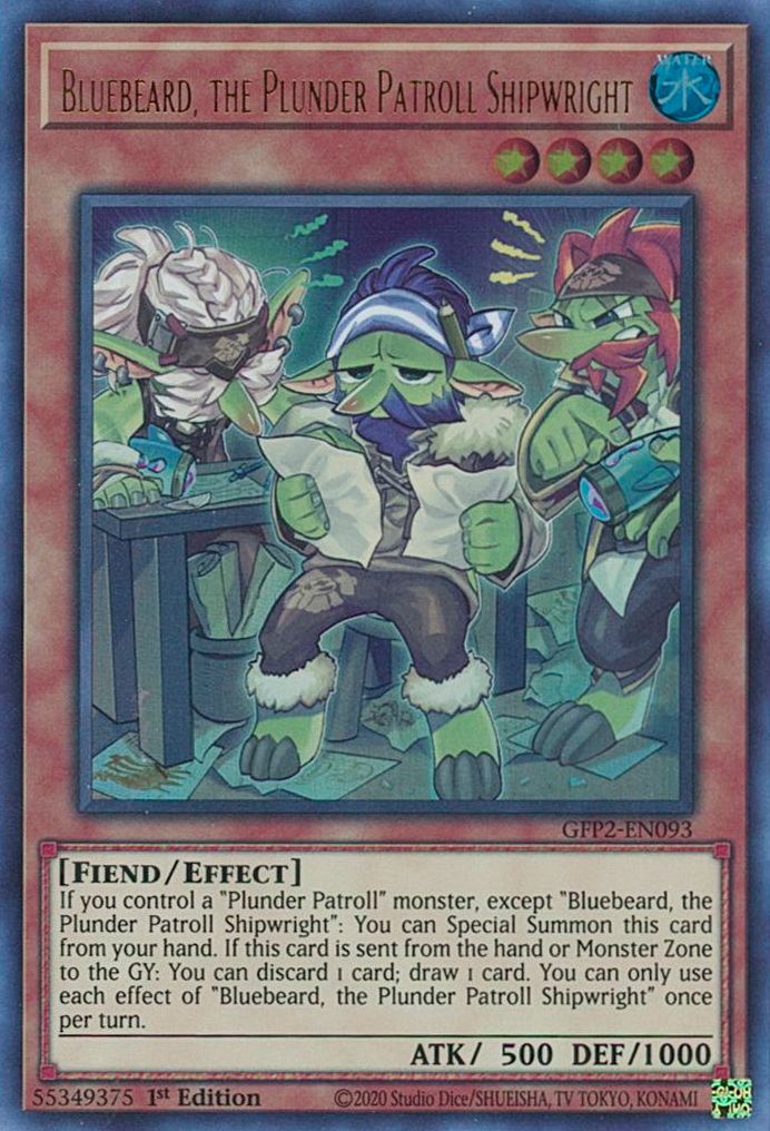 Bluebeard, the Plunder Patroll Shipwright [GFP2-EN093] Ultra Rare | Good Games Morley