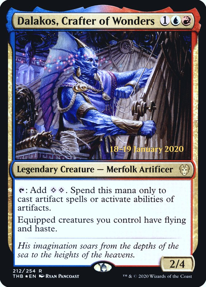 Dalakos, Crafter of Wonders [Theros Beyond Death Prerelease Promos] | Good Games Morley