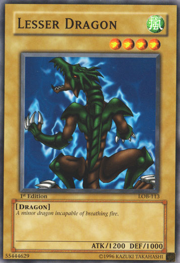 Lesser Dragon [LOB-113] Common | Good Games Morley