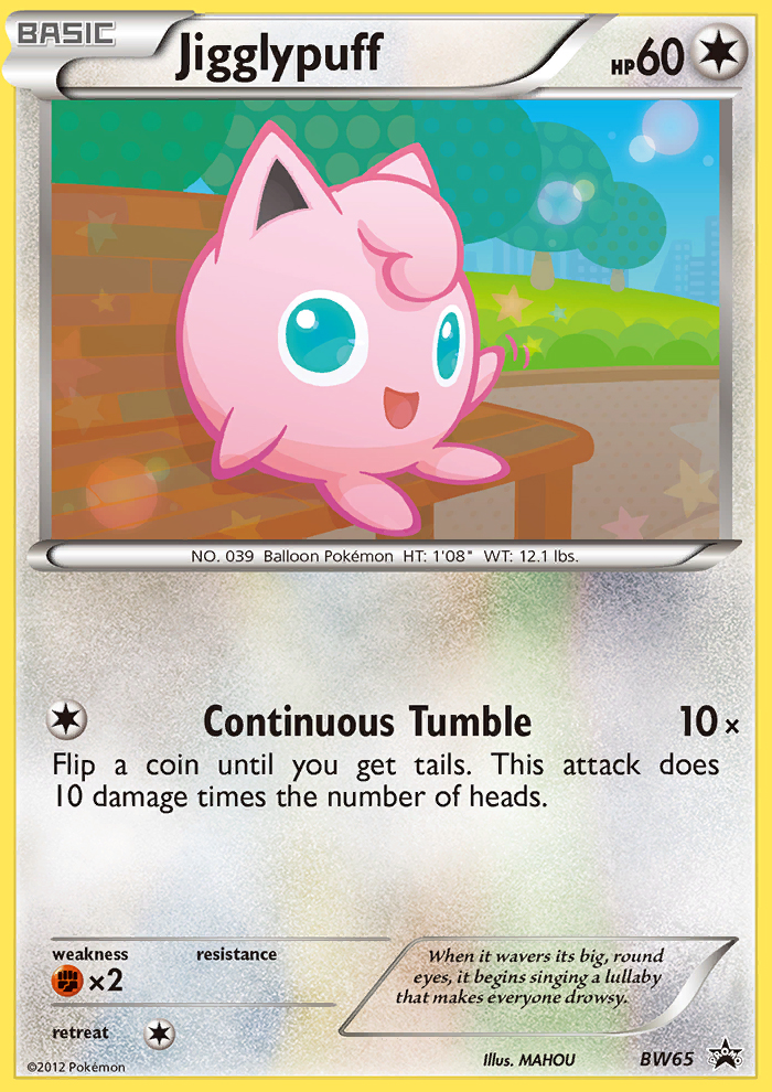Jigglypuff (BW65) [Black & White: Black Star Promos] | Good Games Morley