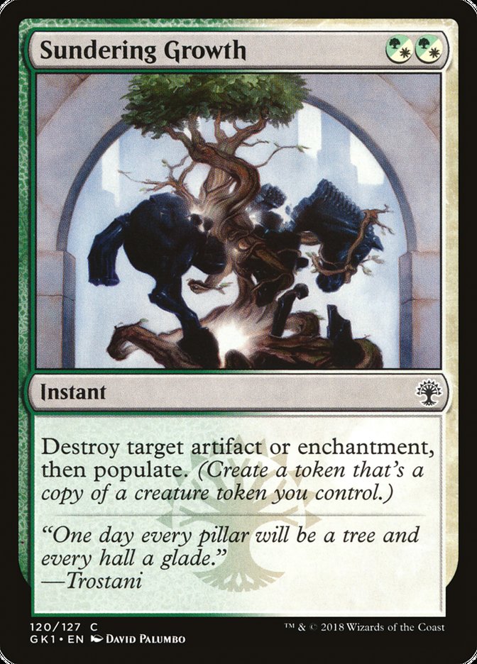 Sundering Growth [Guilds of Ravnica Guild Kit] | Good Games Morley