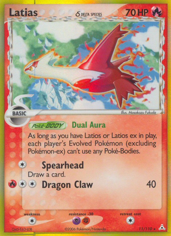 Latias (11/110) (Delta Species) [EX: Holon Phantoms] | Good Games Morley