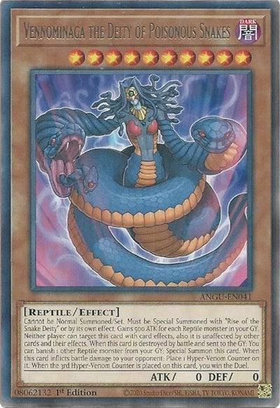 Vennominaga the Deity of Poisonous Snakes (Rare) [ANGU-EN041] Rare | Good Games Morley