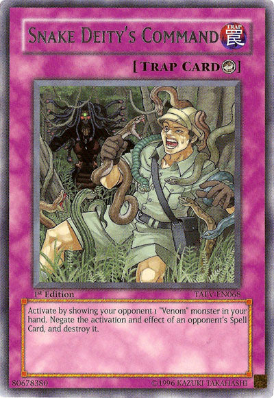 Snake Deity's Command [TAEV-EN068] Rare | Good Games Morley