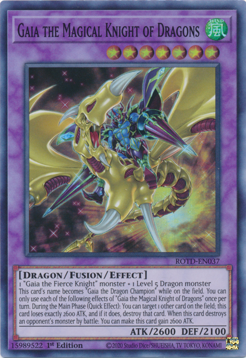 Gaia the Magical Knight of Dragons [ROTD-EN037] Super Rare | Good Games Morley