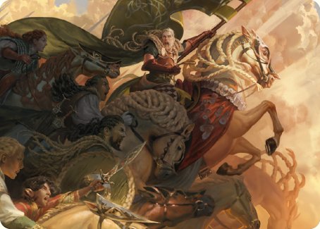 Marshal's Anthem Art Card [The Lord of the Rings: Tales of Middle-earth Art Series] | Good Games Morley