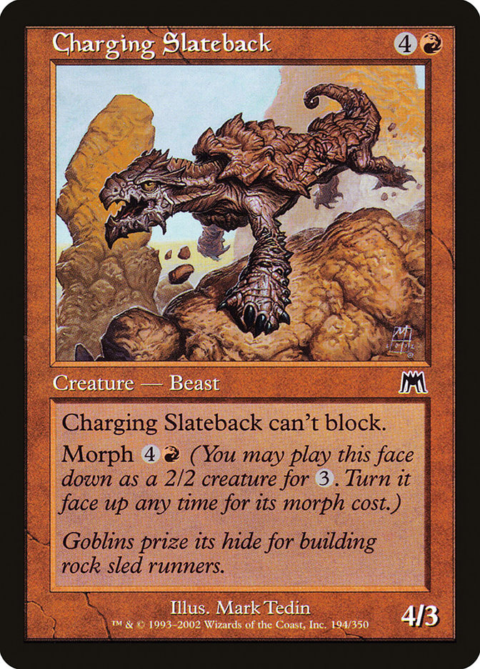 Charging Slateback [Onslaught] | Good Games Morley