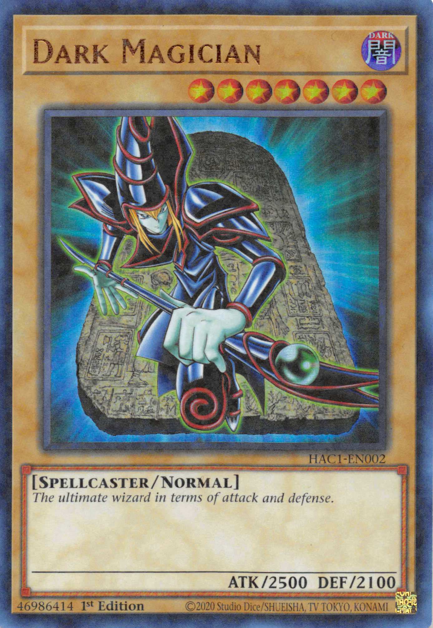 Dark Magician (Duel Terminal) [HAC1-EN002] Parallel Rare | Good Games Morley