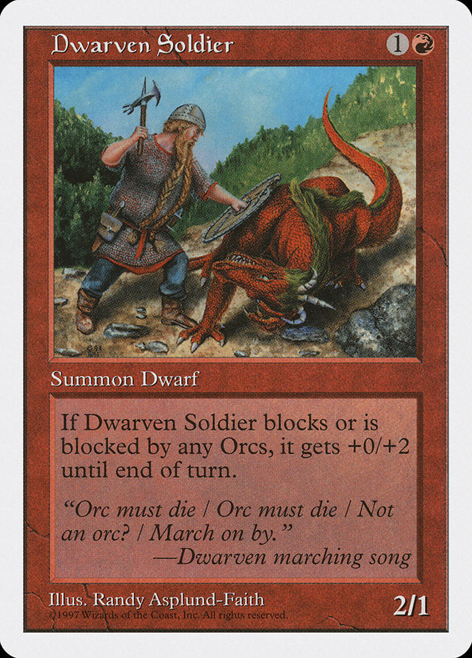 Dwarven Soldier [Fifth Edition] | Good Games Morley
