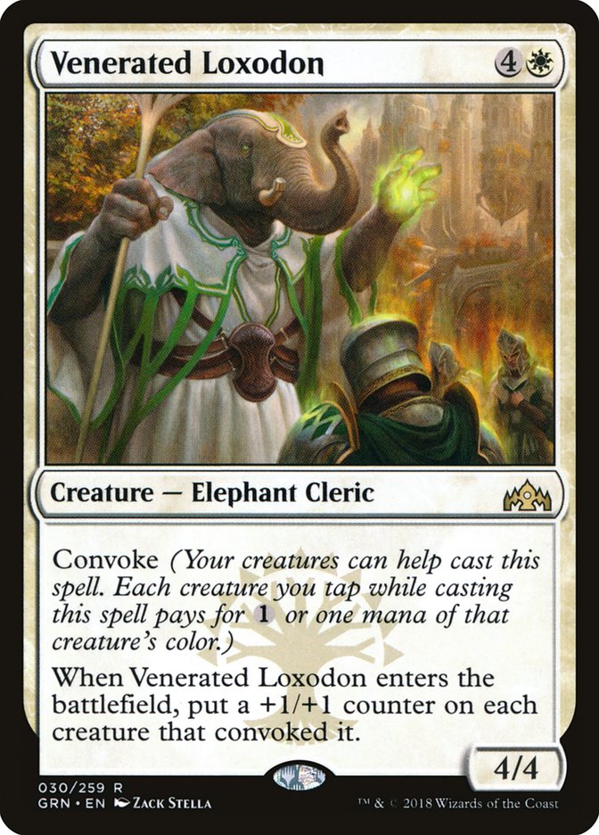 Venerated Loxodon [Guilds of Ravnica] | Good Games Morley