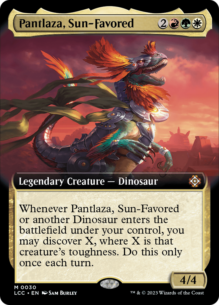 Pantlaza, Sun-Favored (Extended Art) [The Lost Caverns of Ixalan Commander] | Good Games Morley