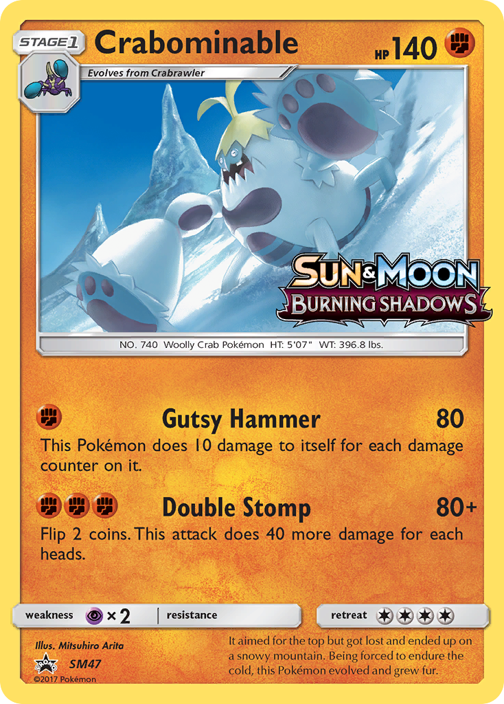 Crabominable (SM47) [Sun & Moon: Black Star Promos] | Good Games Morley