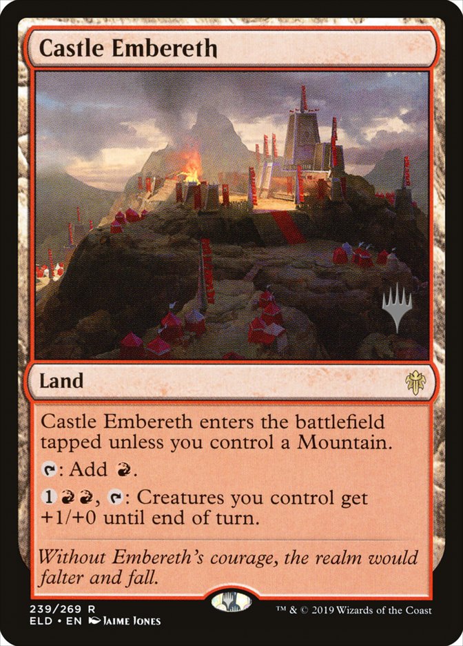 Castle Embereth (Promo Pack) [Throne of Eldraine Promos] | Good Games Morley