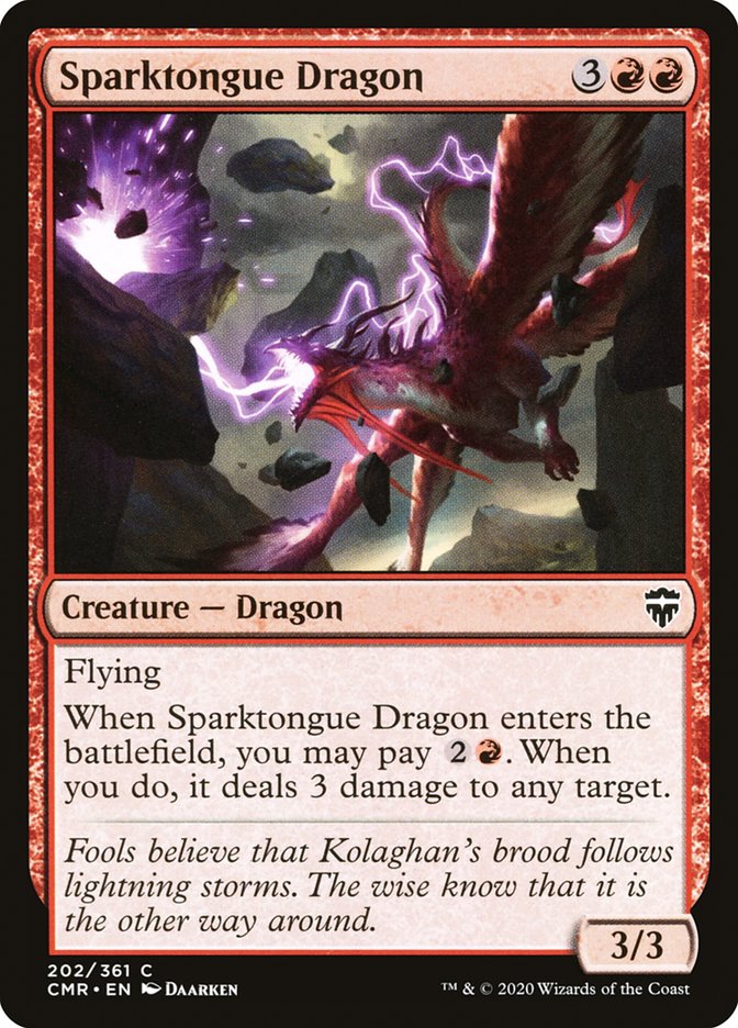 Sparktongue Dragon [Commander Legends] | Good Games Morley