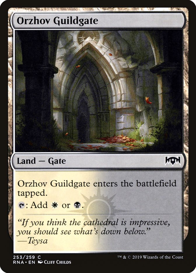 Orzhov Guildgate (253/259) [Ravnica Allegiance] | Good Games Morley