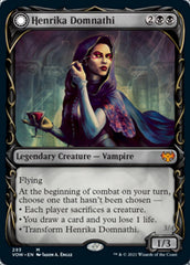 Henrika Domnathi // Henrika, Infernal Seer (Showcase Fang Frame) [Innistrad: Crimson Vow] | Good Games Morley