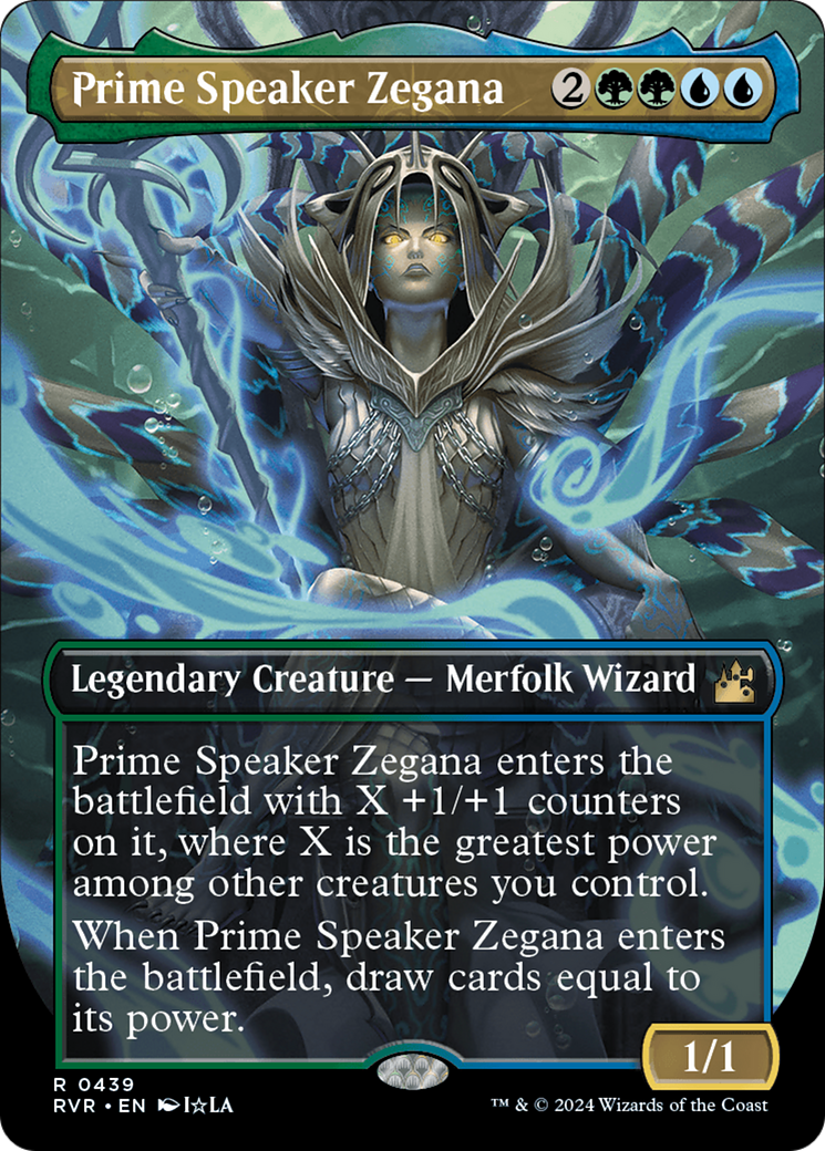 Prime Speaker Zegana (Anime Borderless) [Ravnica Remastered] | Good Games Morley