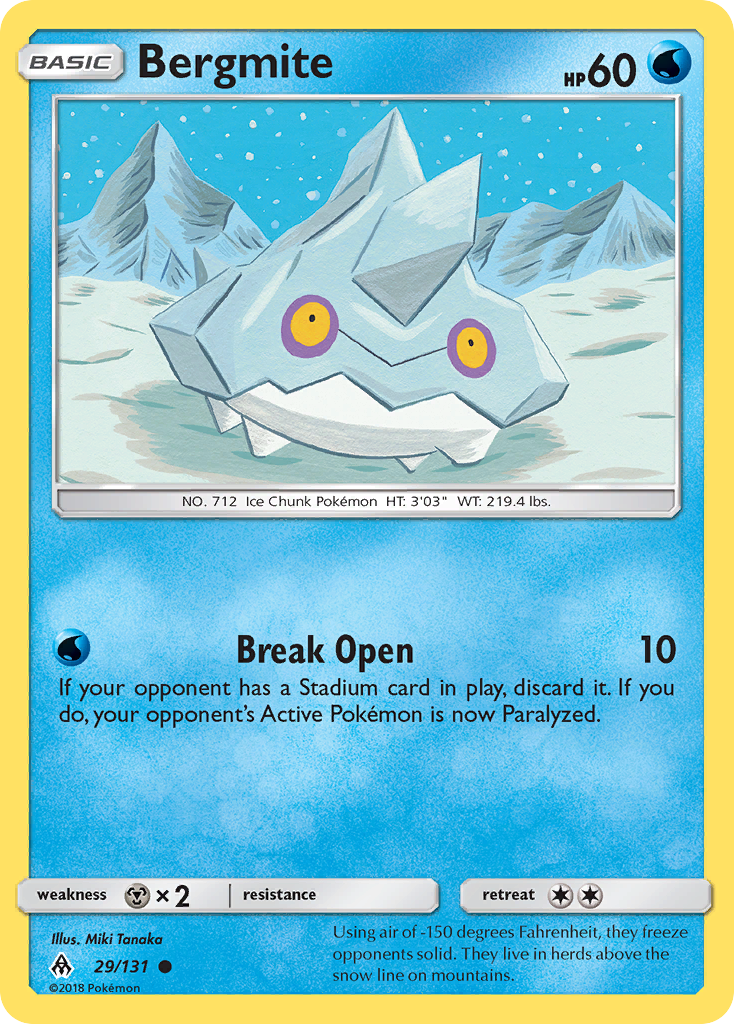 Bergmite (29/131) [Sun & Moon: Forbidden Light] | Good Games Morley