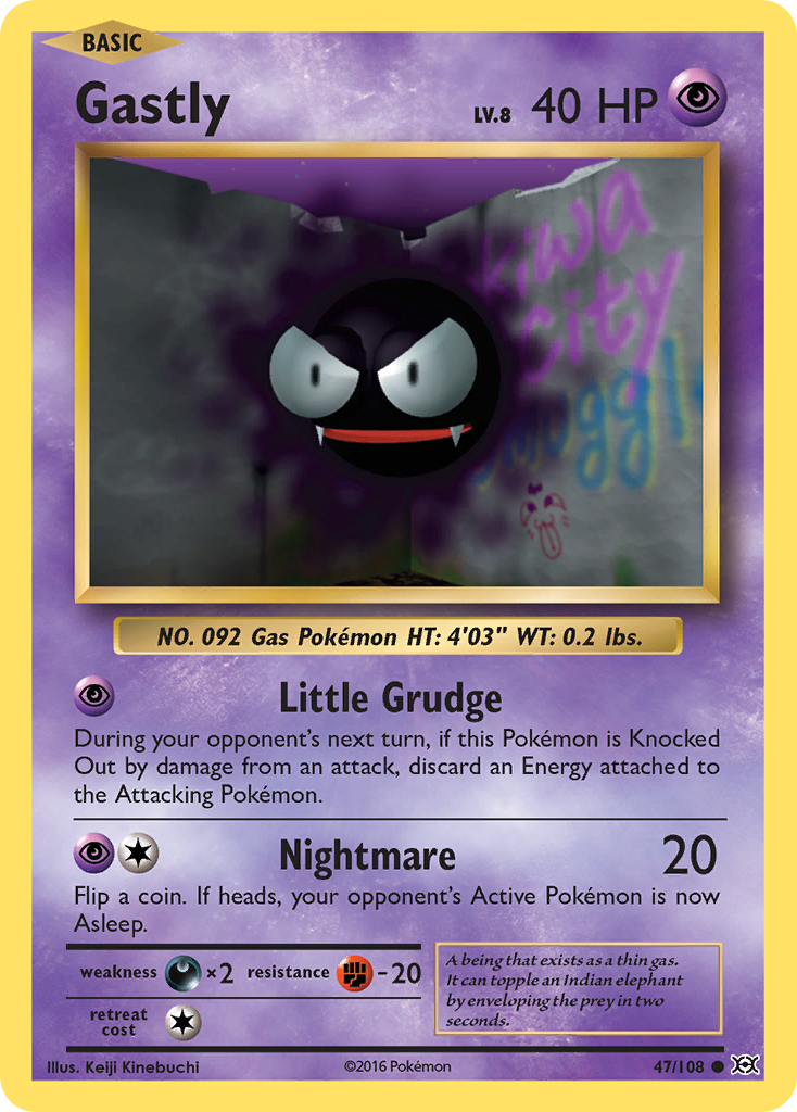 Gastly (47/108) [XY: Evolutions] | Good Games Morley