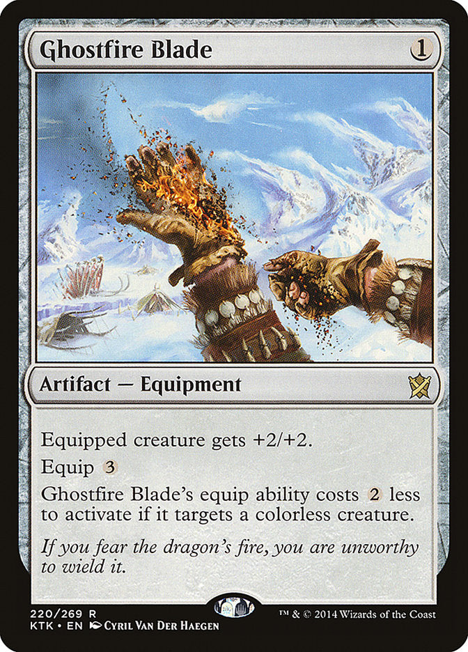 Ghostfire Blade [Khans of Tarkir] | Good Games Morley