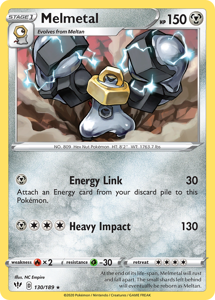 Melmetal (130/189) [Sword & Shield: Darkness Ablaze] | Good Games Morley